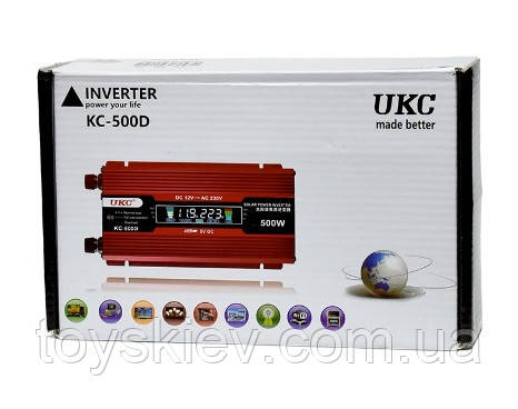 Перетворювач AC/DC KC-500D 500W + lcd / 3738