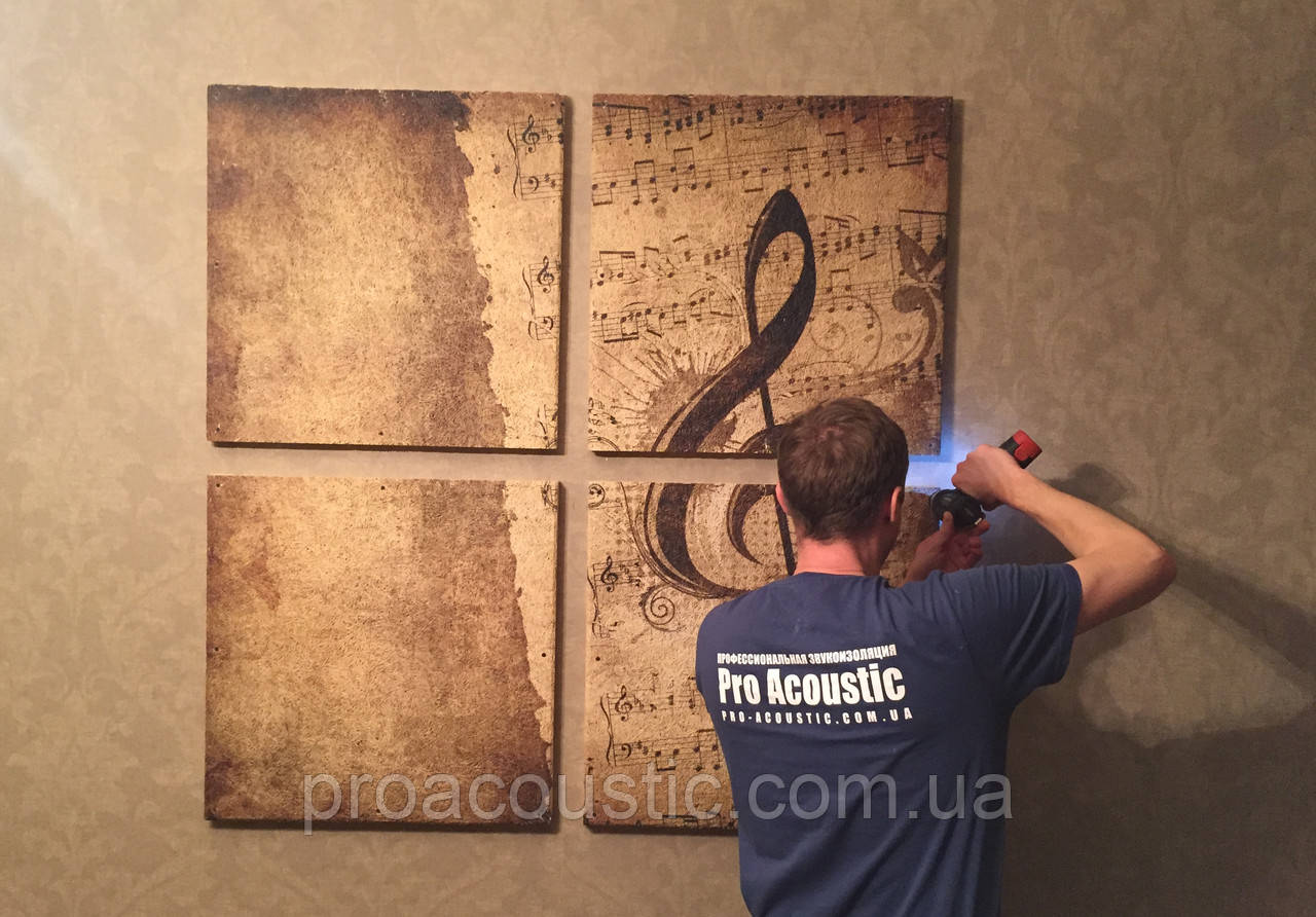 Монтаж звукоізоляційних матеріалів