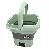 Портативна пральна машина Mini Folding Washing Machine 6 л. (міні стирання) Зелений MF-62-Green