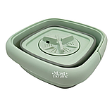 Портативна пральна машина Mini Folding Washing Machine 6 л. (міні стирання) Зелений MF-62-Green, фото 4