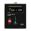 ДБЖ LogicPower LPY-PSW-1500VA+ 1050 Вт 24 В UPS з чистою синусоїдою для котлів насосів і серверного обладнання, фото 2