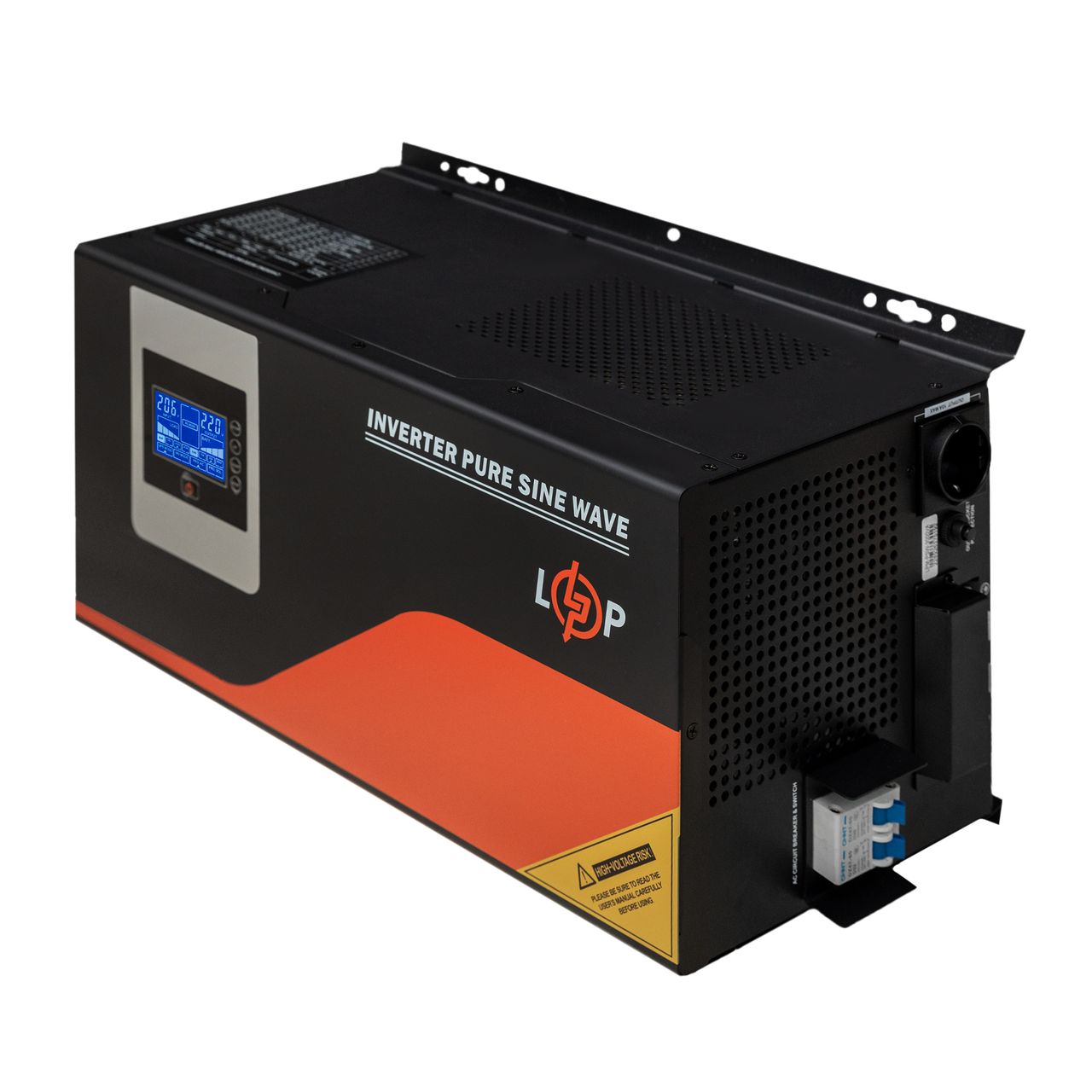 Джерело безперебійного живлення LogicPower LPM-PSW-4500VA 3000 Вт 24 V з правильною синусоїдою для котлів і, фото 1