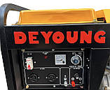 Дизельний генератор DEYOUNG DY7500CXE-A потужністю 5/5.5 KVA, фото 10