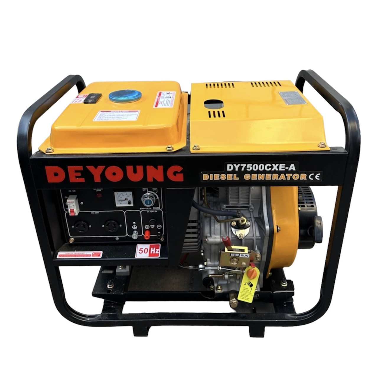 Дизельний генератор DEYOUNG DY7500CXE-A потужністю 5/5.5 KVA