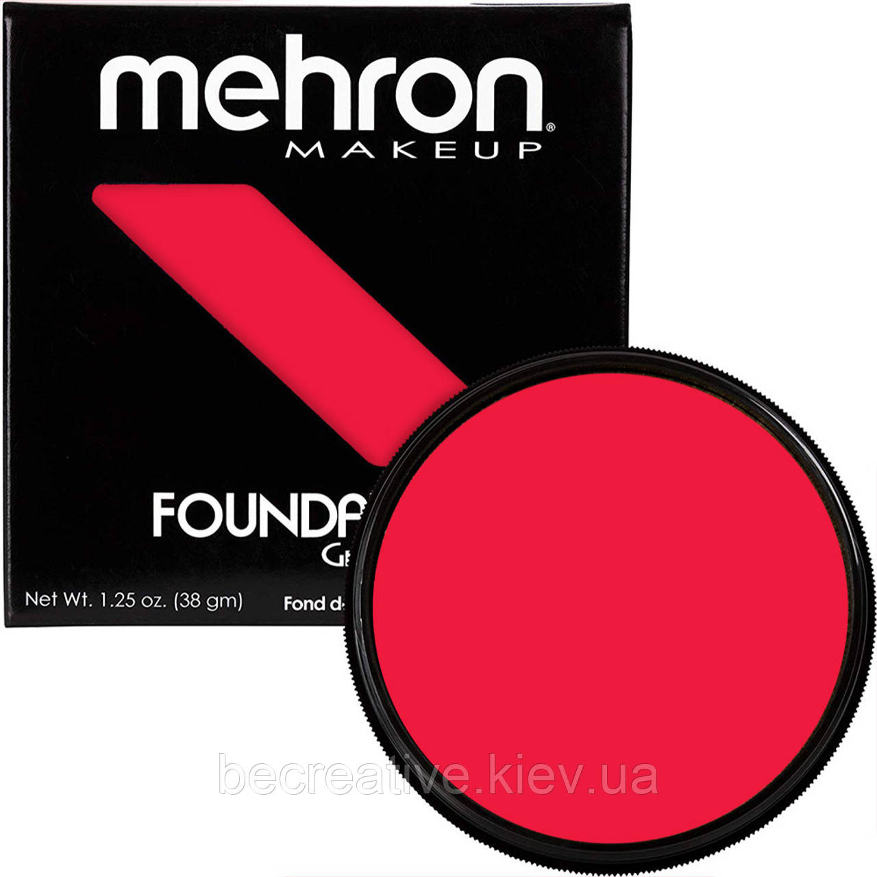 Яскраво-червоний театральний грим Mehron, 38 г (відтінок Really Bright Red)