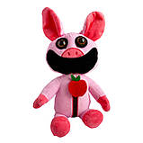 Іграшка м`яка Піккі Піггі Свинка Poppy Playtime плюш хагі вагі усміхнені тварини Україна 36*18*6см (00517-98), фото 3