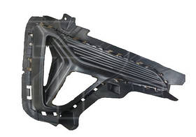 Решітка бампера ліва під фару протитуманки галоген (крім sport) мат. Hyundai Sonata LF 17-19 (Тайвань)