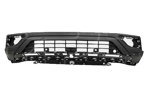 Бампер передній Volkswagen Atlas 17-20 нижня частина з отворами парктроніка (Тайвань). 3CN805901E9B9, фото 1