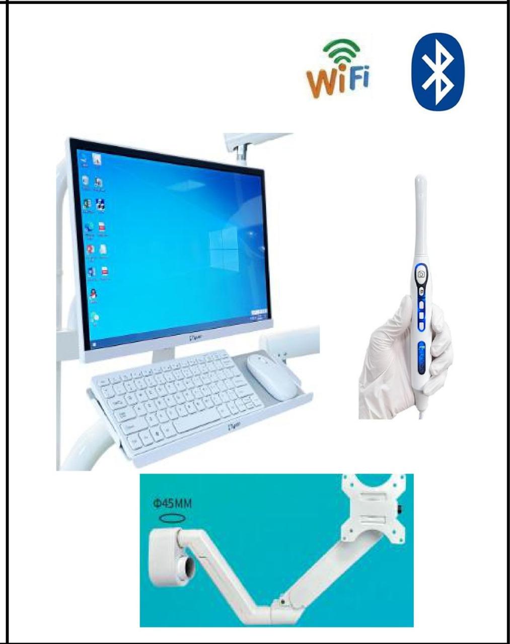 Монітор з інтроаральною камерою клавіатурою WIFI Windows10.ALL IN ONE PC BND-X5