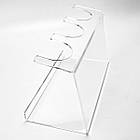 Підставка для французських хот-догів та шаурми прозора на 3 хот-доги, тримач під хот-доги., фото 2