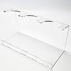 Підставка для французських хот-догів та шаурми прозора на 3 хот-доги, тримач під хот-доги., фото 3