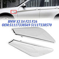 Накладка ХРОМ на крило BMW X3 F25 / X4 F26 2013-2017
