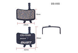 Гальмівні колодки дискові DUST DS-05S AVID BB7，Juicy3/5/7