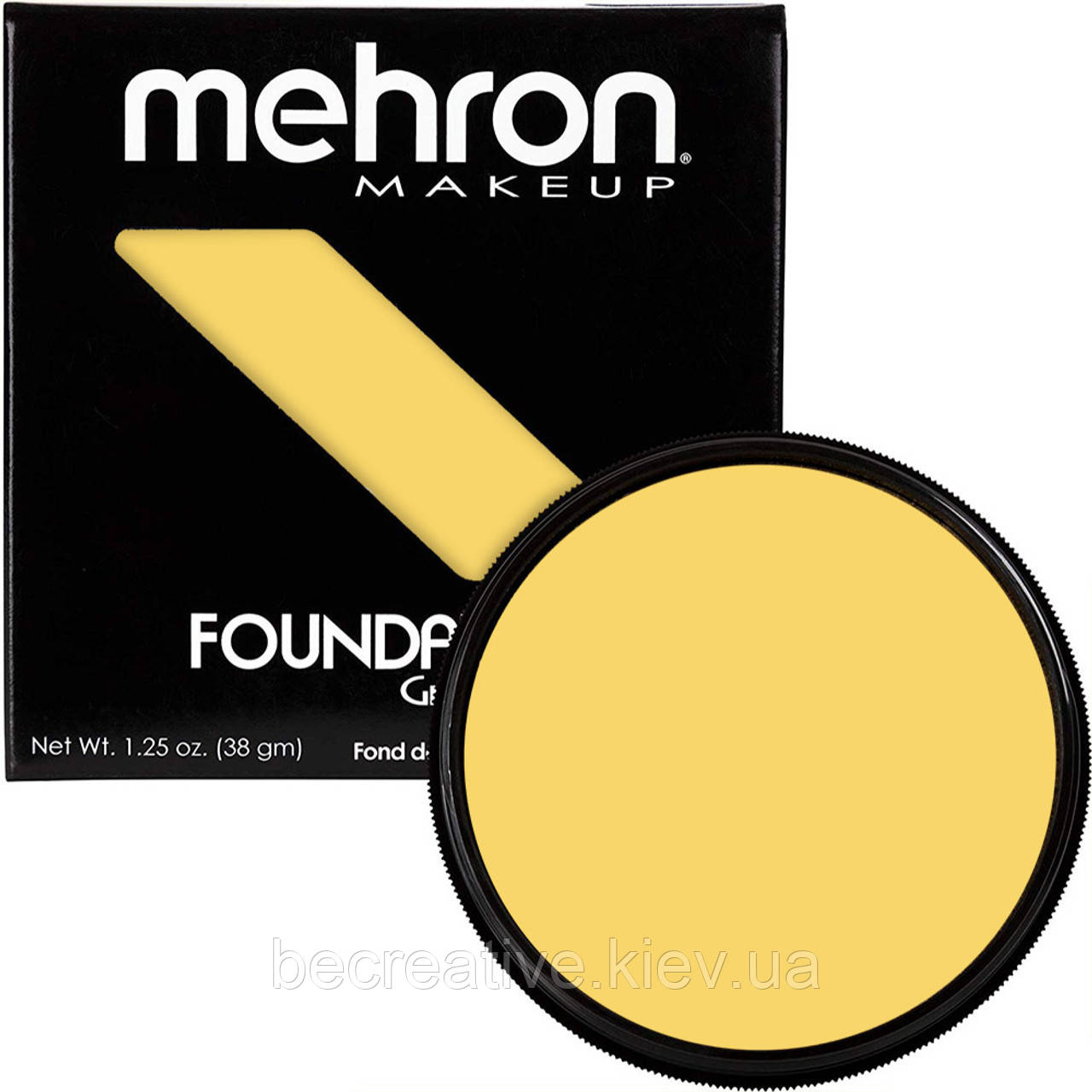 Театральний грим Mehron, 38 г (відтінок Yellow)