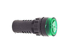 Індикатор звуковий світлодіодний AD16-22SM 220V зелений