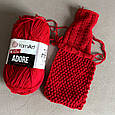 Пряжа акрилова YarnArt Adore AntiPilling (ЯрнАрт Адор Антіпіллінг), Чорний №354, 100гр., 280м., фото 6