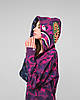 Толстовка Bape A Bathing Ape Shark Blue & Purple Half Camo Full Zip Mens Hoodie, фото 9