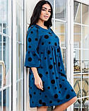 Сукня штапель рукав 3/4 з принтом Cocoon віскоза, фото 5