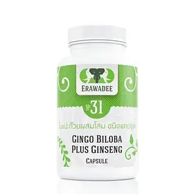 Erawadee №31 Гінкго Білоба та женьшень звичайний