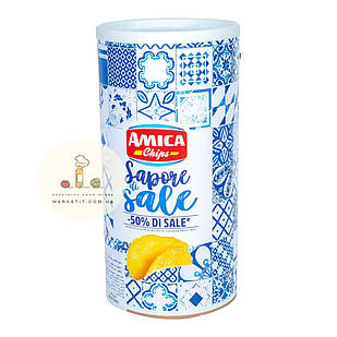 Чипси картопляні Amica Chips Sapore di Sale, МЕГА бокс на велику компанію, слабосолені 325 г.
