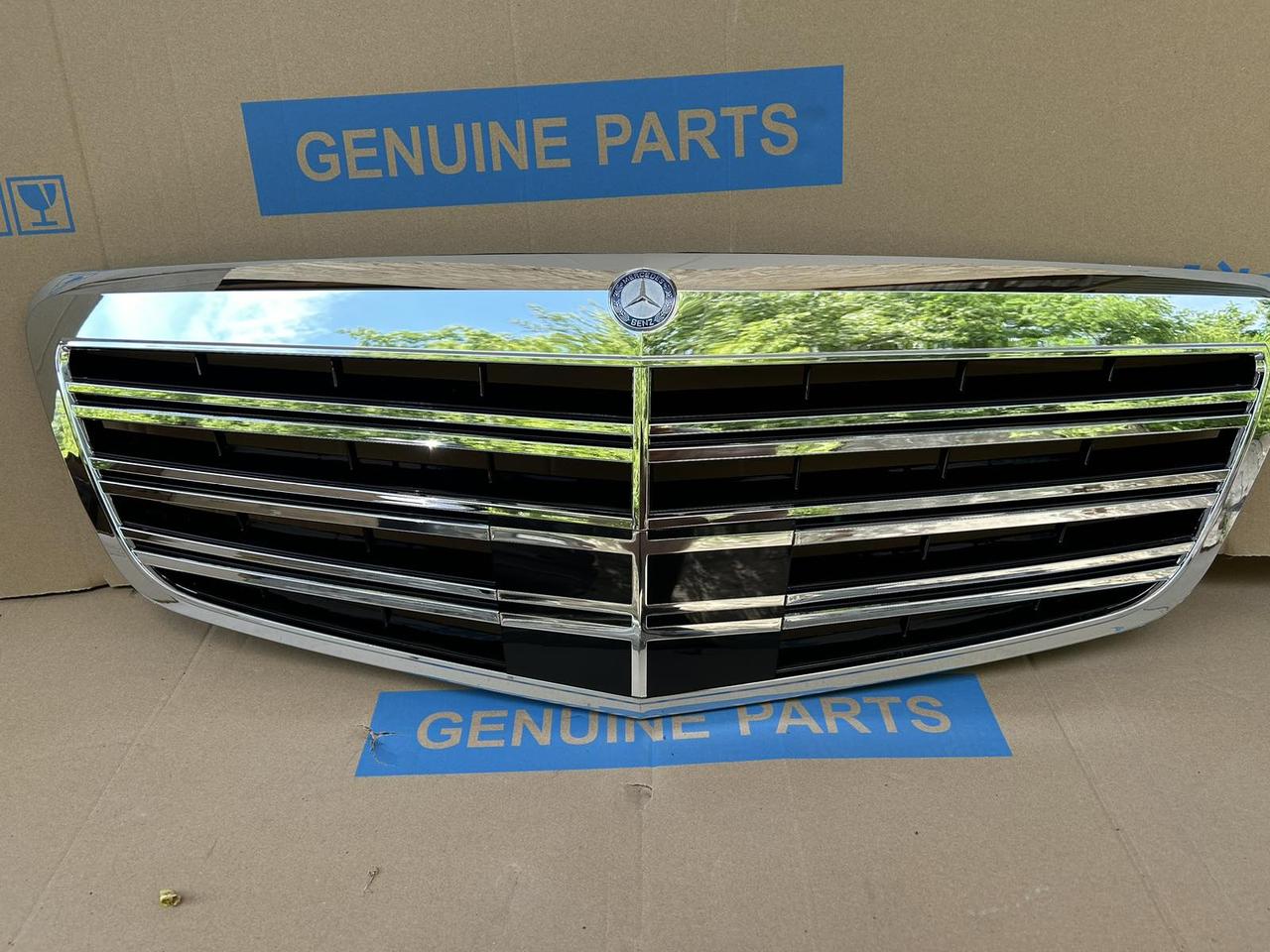 Решітка радіатора Mercedes S-сlass W221 AMG  2009-2013, фото 1