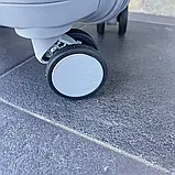 Валіза дорожня з поліпропілену S мала Bloom PP-SC-20 СІРА, фото 5