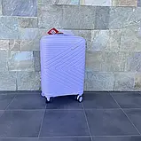 Валіза дорожня з поліпропілену S мала Bloom PP-SC-017 ФІОЛЕТОВА, фото 2