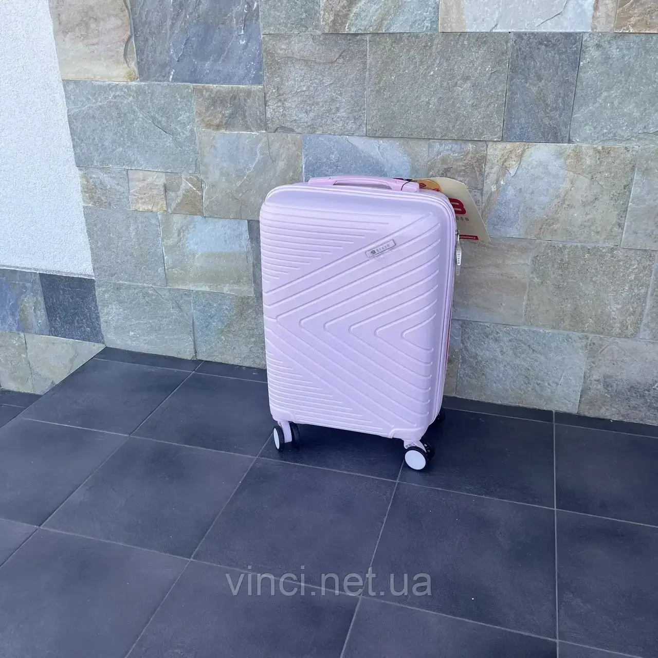 Валіза дорожня з поліпропілену S мала Bloom PP-SC-015 РОЖЕВА, фото 1