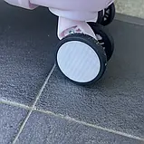 Валіза дорожня з поліпропілену S мала Bloom PP-SC-015 РОЖЕВА, фото 7