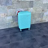Валіза дорожня з поліпропілену S мала Bloom PP-SC-031 МЯТНА, фото 2