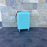 Валіза дорожня з поліпропілену S мала Bloom PP-SC-031 МЯТНА, фото 3