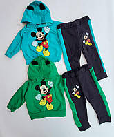 Дитячий костюм двонитка MICKEY для хлопчика розмір 74-116 см, колір уточнюйте під час замовлення