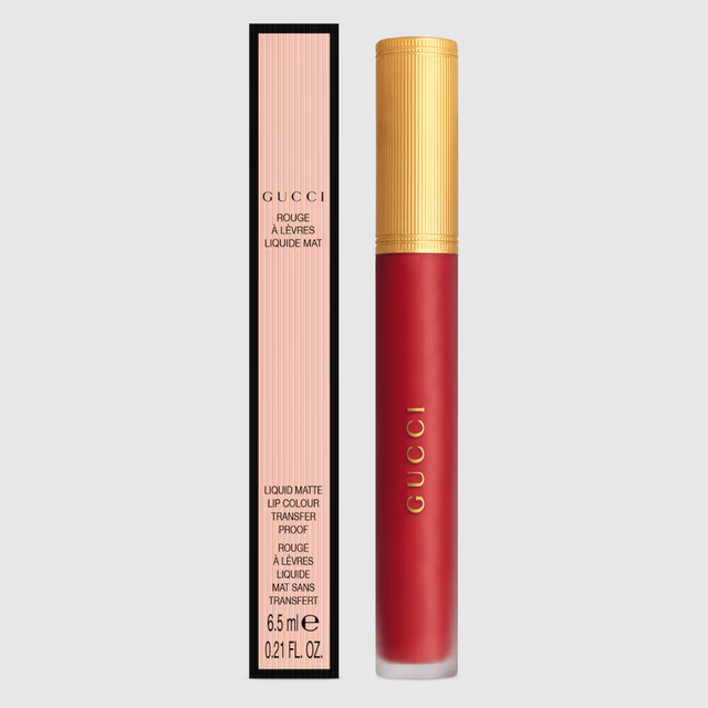 Gucci Rouge À Lèvres Liquide Mat Lipstick 25* Goldie Red