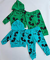 Дитячий костюм двонитка MICKEY для хлопчика розмір 74-116 см, колір уточнюйте під час замовлення