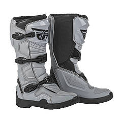 Мотоботи черевики для мотокросу Fly Racing Maverik Boot Grey Розмір 8US 41-42EU