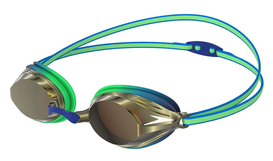 Окуляри для плавання Speedo Vengeance Mirror Gog Ju (8-11325D651) Green/Gold дитячі