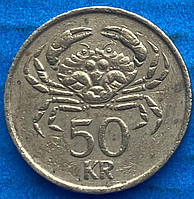Монета Ісландії 50 крон 1987 р