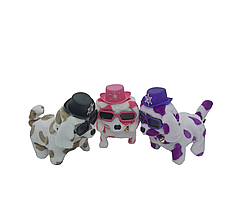 М'яка іграшка собака гавкає та танцює ковбой