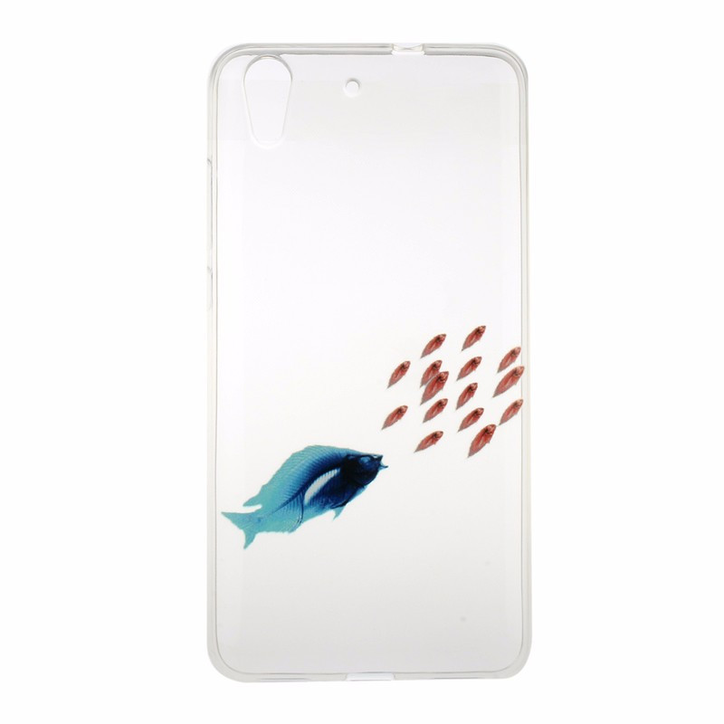 Оригінальний чохол панель накладка для Huawei ascend Y6 II з картинкою Зграя рибок