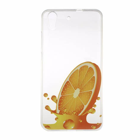 Оригінальний чохол панель накладка для Huawei ascend Y6 II з картинкою Коло апельсина, фото 1