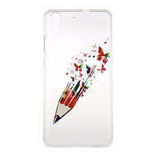 Оригінальний чохол панель накладка для Huawei ascend Y6 II з картинкою Kiss me, фото 2