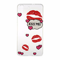 Оригинальный чехол панель накладка для Huawei ascend Y6 II с картинкой Kiss me