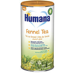 Чай дитячий розчинний Humana з фенхелем та кмином з 4 міс,200г.(Хумана)