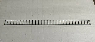 Обмежувач торгової полиці, бар'єр "Маго" 96х6.5 см., цинк, Б/у