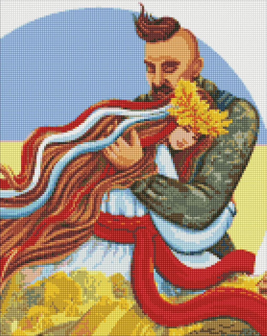 Алмазна мозаїка 40х50 см Не бійся, ти під захистом ©Loonhart Ідейка АМО7632