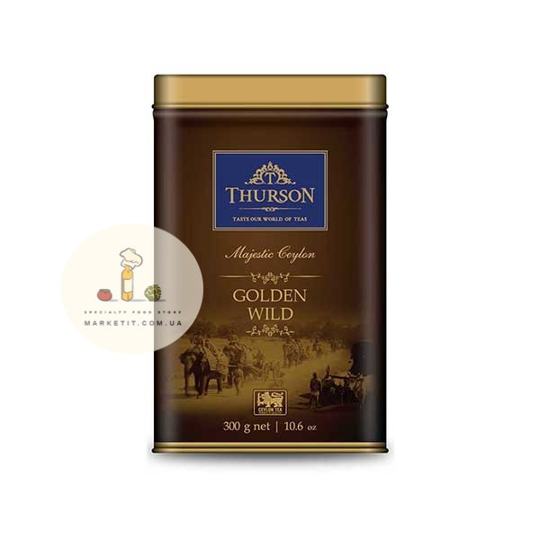 Чай чорний великолистовий Thurson Golden Wild OPA, цейлонський 300 г.