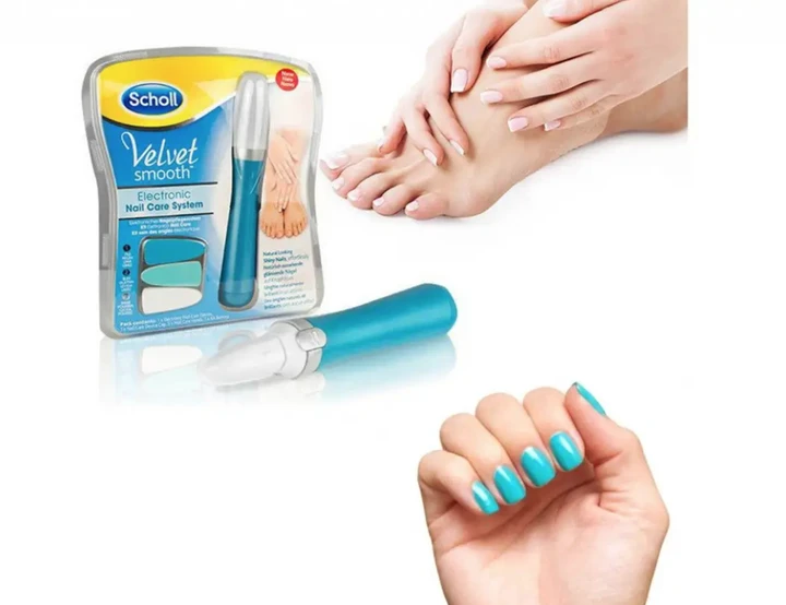 Електрична пилка для нігтів з насадками Scholl Velvet NAIL Care System D