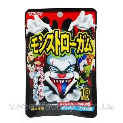 Жуйки Marukawa Seika Monster Straw Chewing Gum Cola & Soda 30g, фото 1
