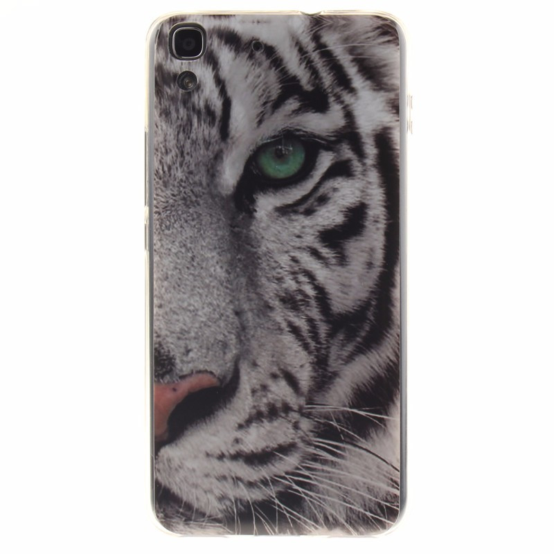 Чохол для Huawei ascend Y6 II з малюнком Білий тигр