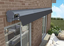 Автоматична маркіза для терас Premium Automatic сірий Gutroof, фото 2